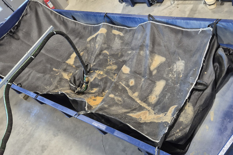 Dewatering bags for sludge treatment
